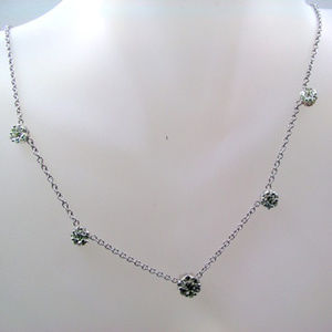 Diamond Necklace .83TDW 14KT White Gold